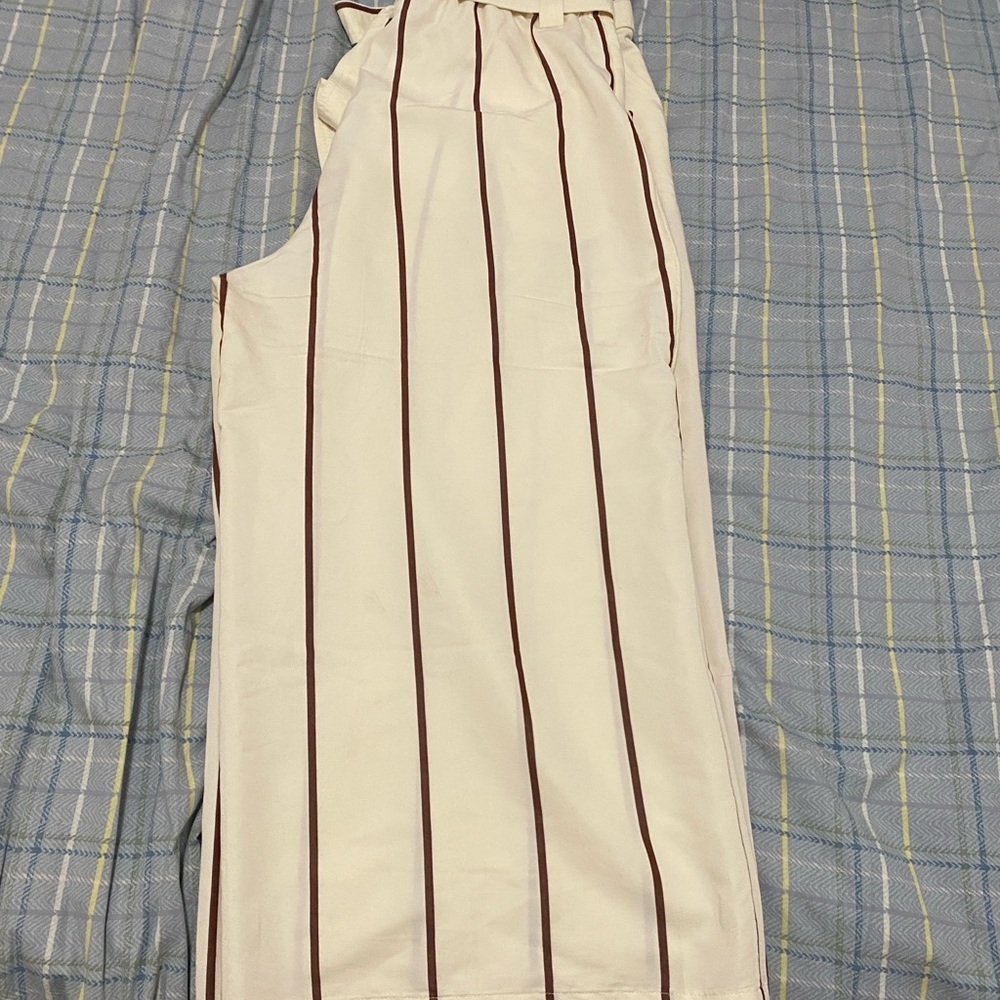 Striped Wide-Leg Pants - Picture 2 of 4